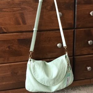 Jolene zipper flap crossbody bag